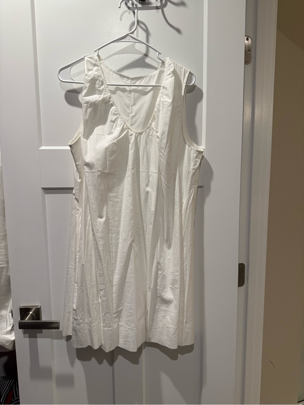 White Sleeveless Summer Dress
